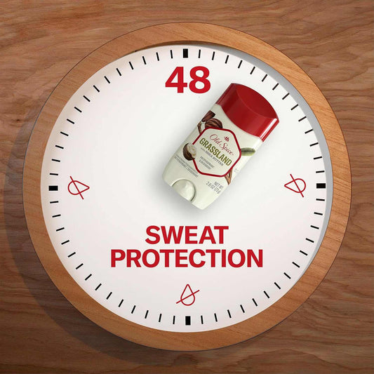 Old Spice Men Antiperspirant Deodorant Grassland with Shea Butter