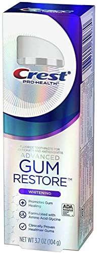 Crest Pro-Health Gum Care Advanced Whitening Toothpaste, 3.7 Oz (104g) - Pack of 2